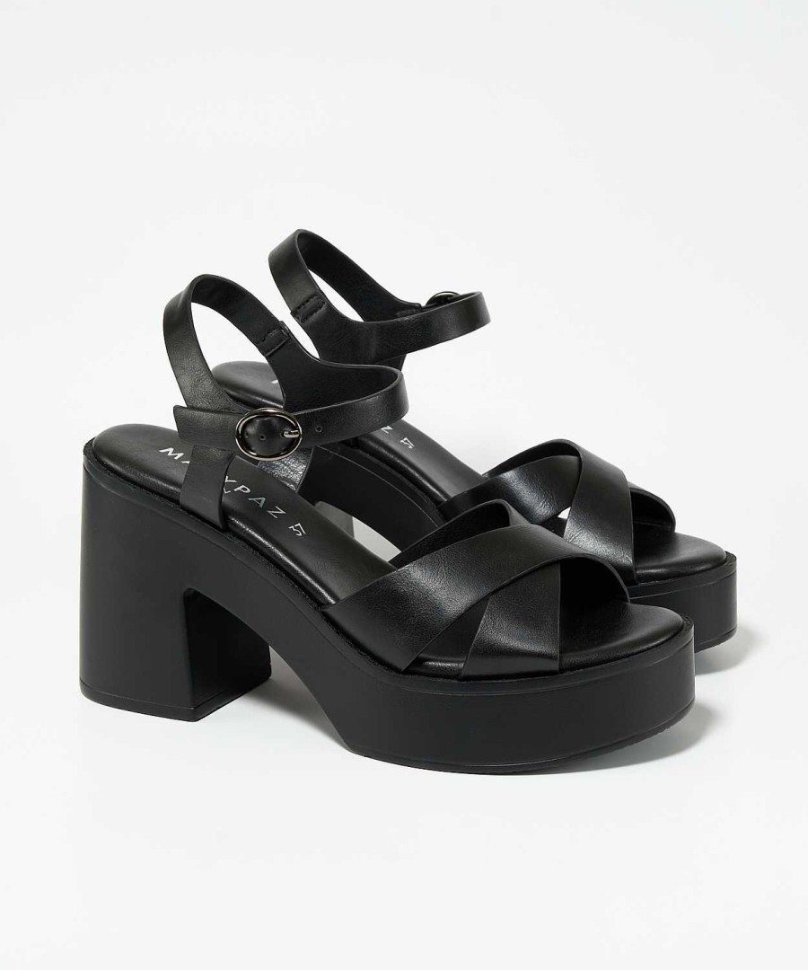 Marypaz Wide Heel Platform Sandal