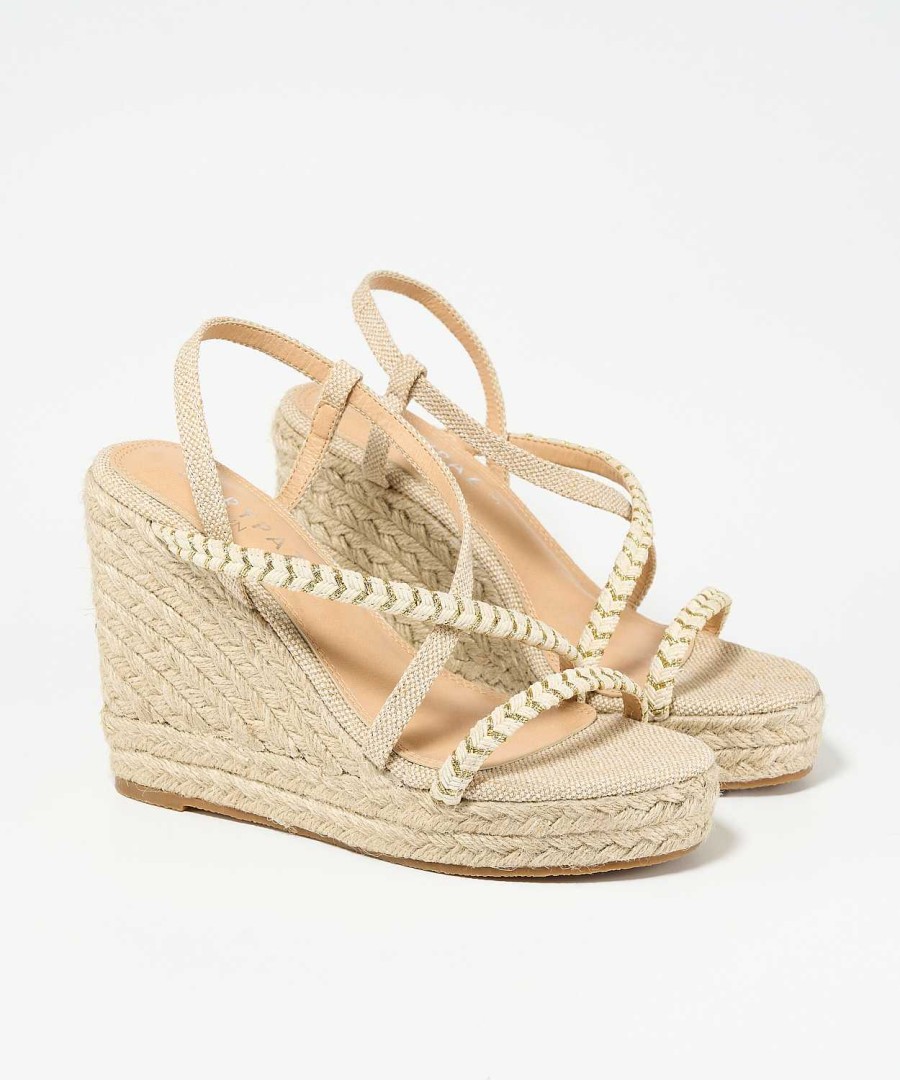 Marypaz Two-Tone Braided Espadrille