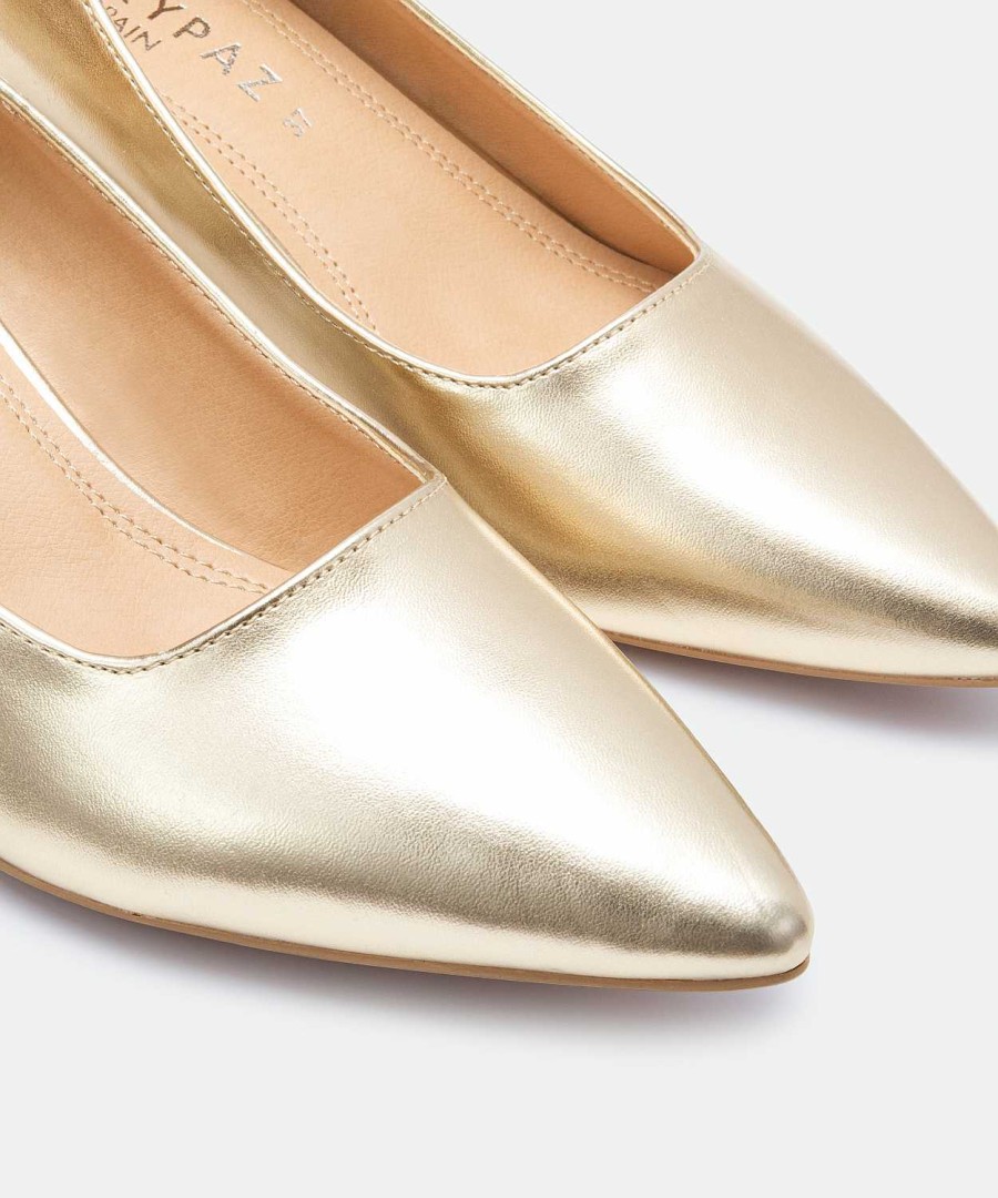 Marypaz Golden Heel Shoe