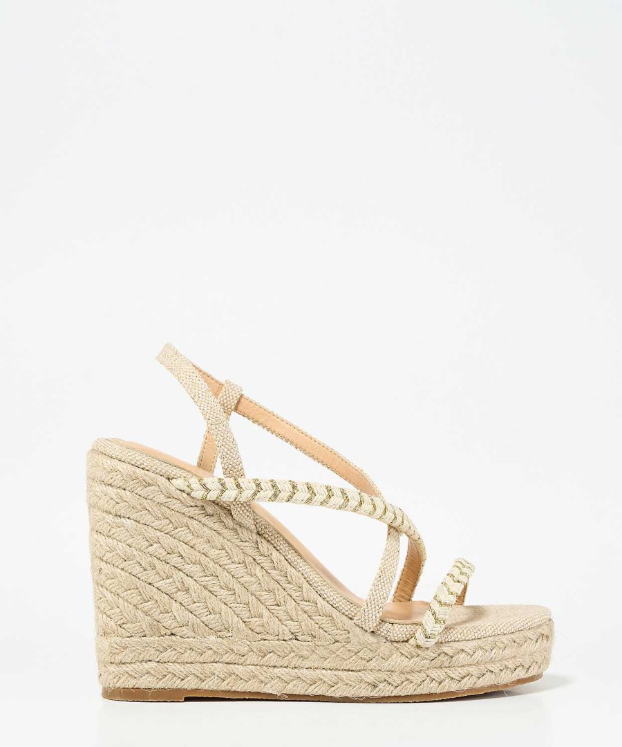 Marypaz Two-Tone Braided Espadrille