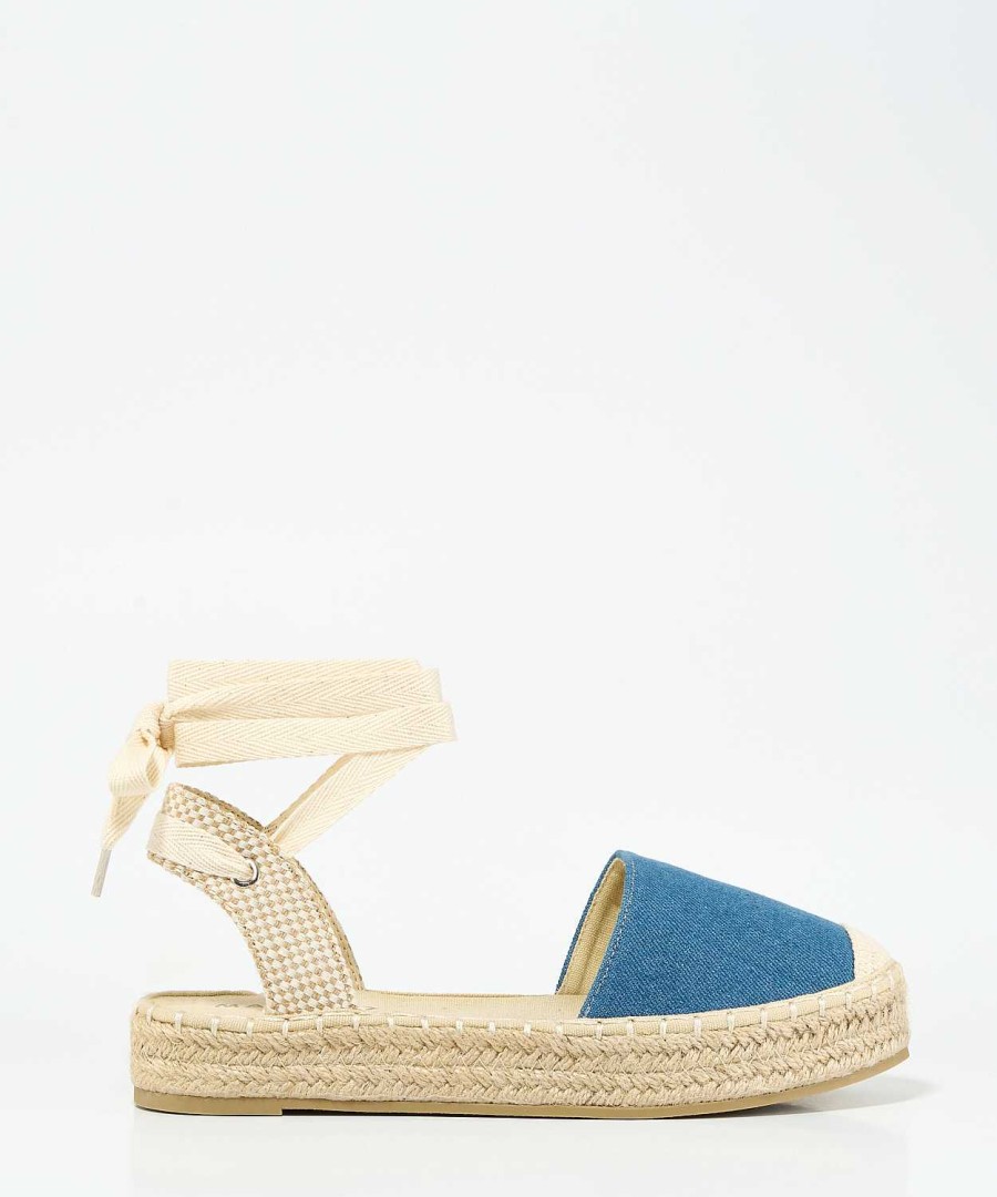 Marypaz Tied Denim Espadrille