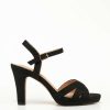 Marypaz Black Heeled Sandal