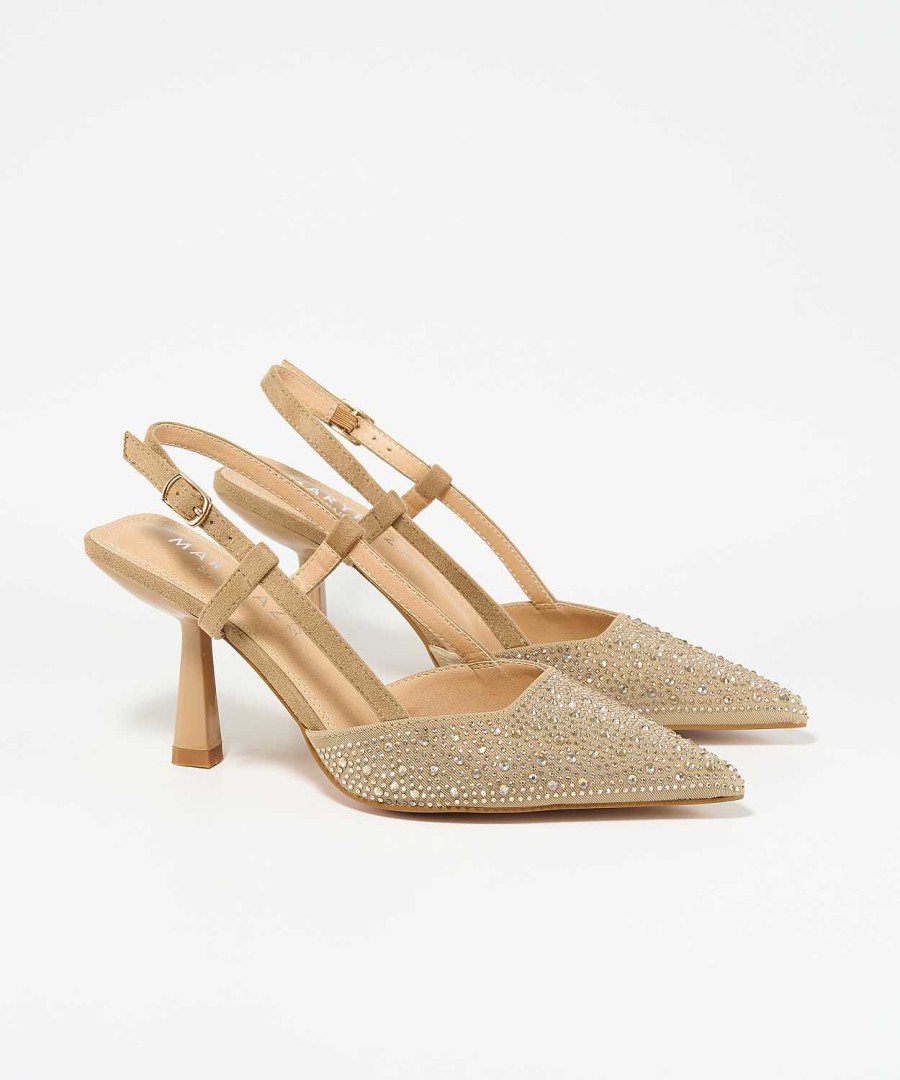 Marypaz Strass Slingback Heel Shoe