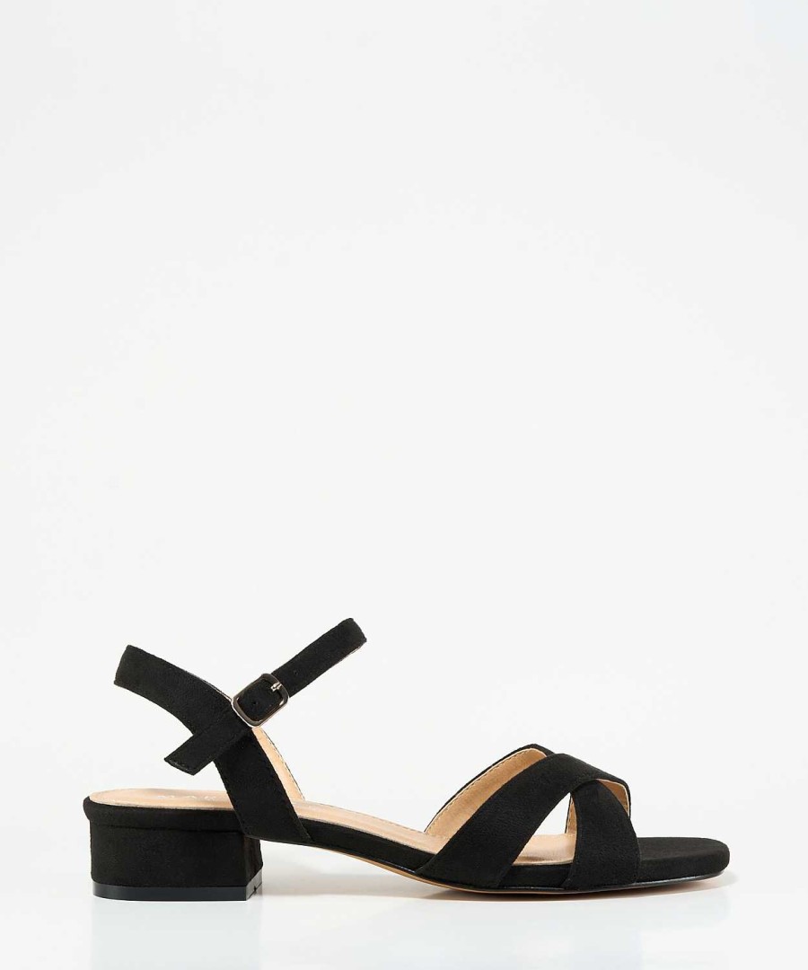 Marypaz Low Cross Heel Sandal