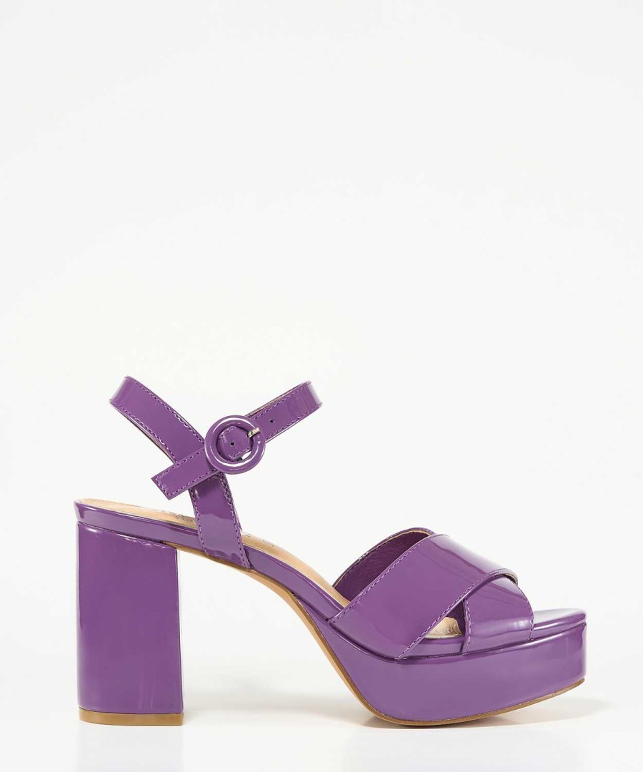 Marypaz Patent Platform Sandal