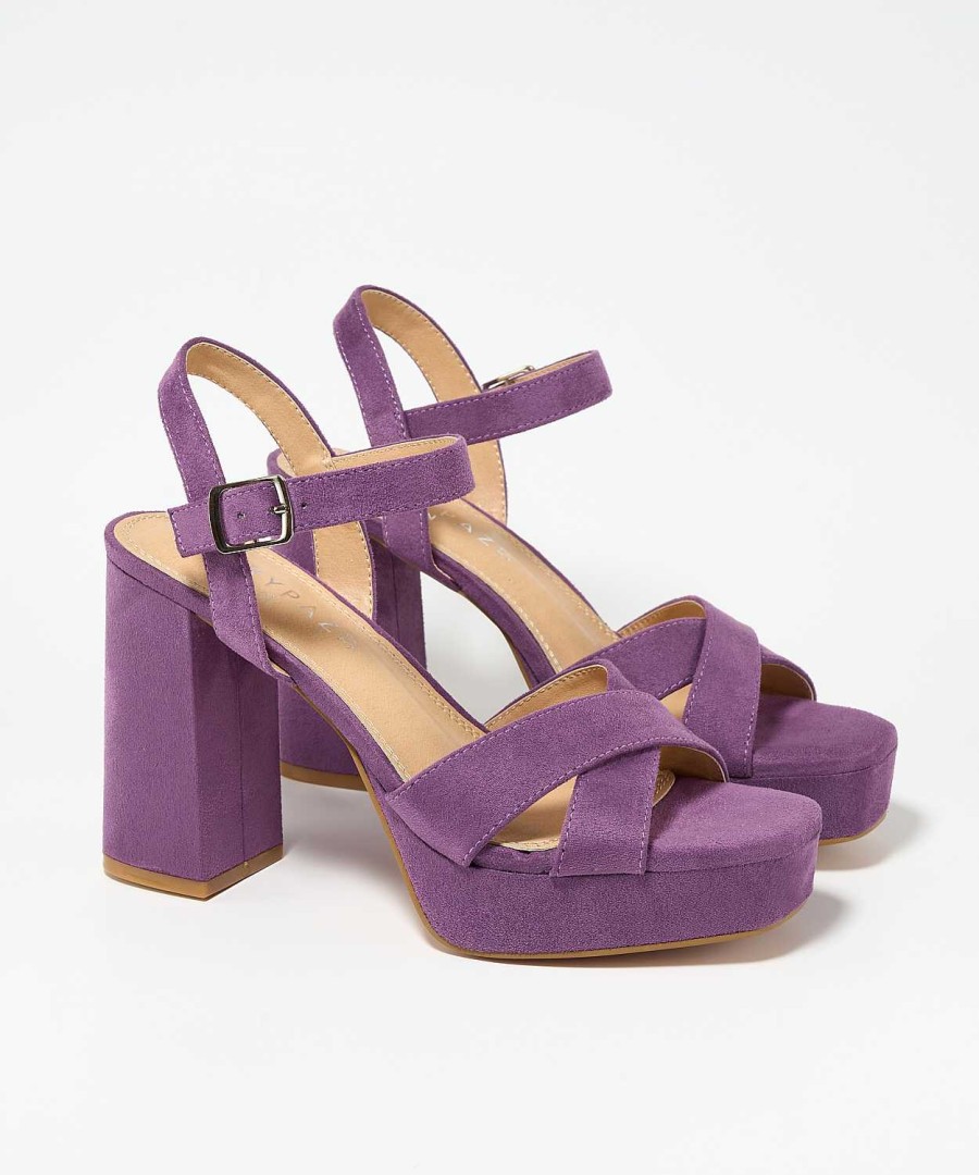 Marypaz Cross Strap Platform Sandal