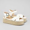 Marypaz Platform Espadrille With Crossed Straps