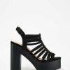 Marypaz Multiple Strips Platform Sandal