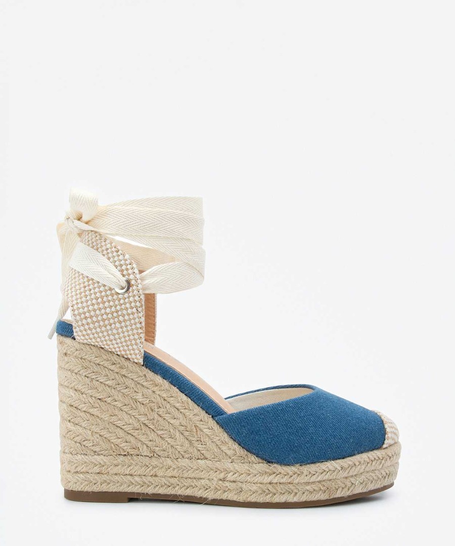 Marypaz Tied Denim Espadrille