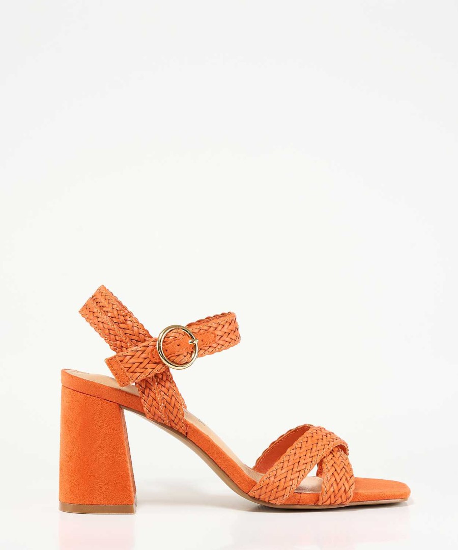 Marypaz Braided Heel Sandal