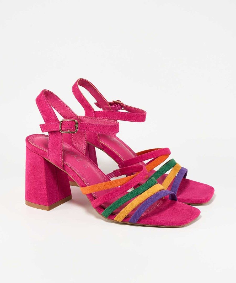 Marypaz Muticolor Heel Sandal