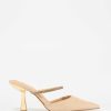 Marypaz Shiny Strip Mule Heel