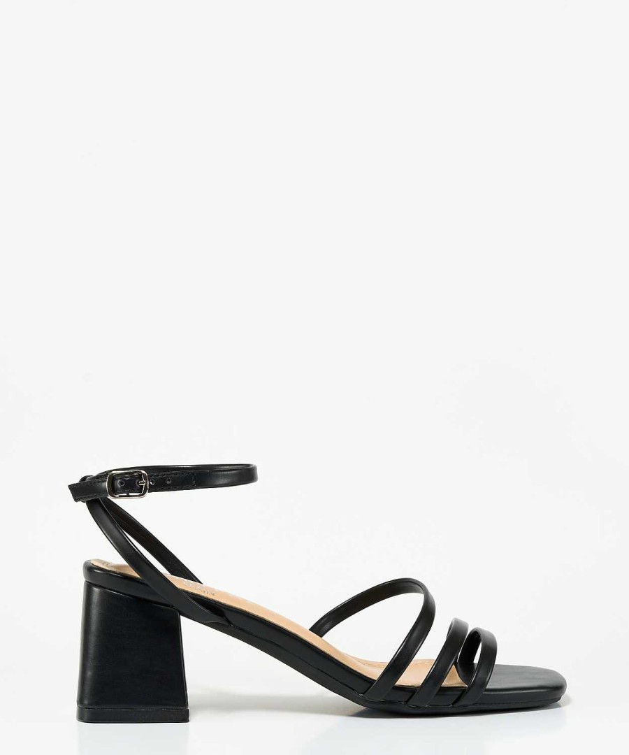 Marypaz Heeled Sandals With Straps And Bracelet