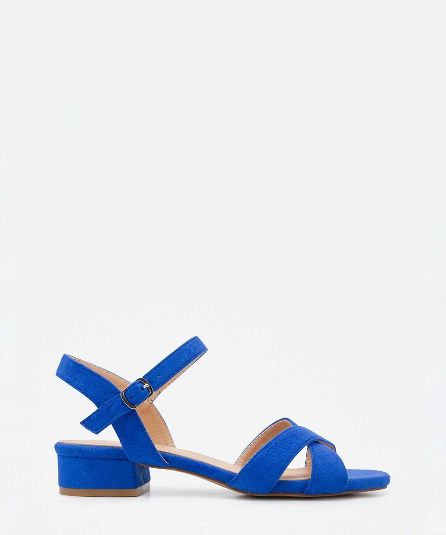 Marypaz Low Cross Heel Sandal