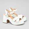 Marypaz Patent Block Platform Sandal