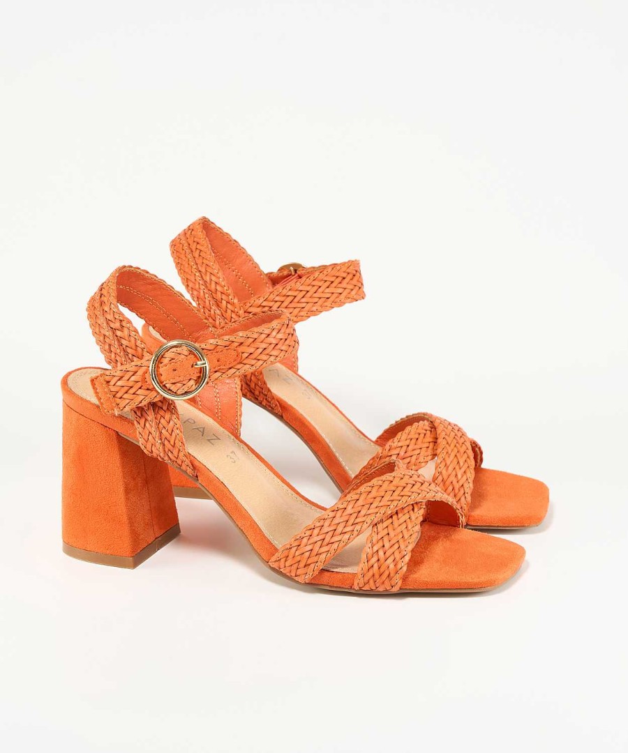 Marypaz Braided Heel Sandal