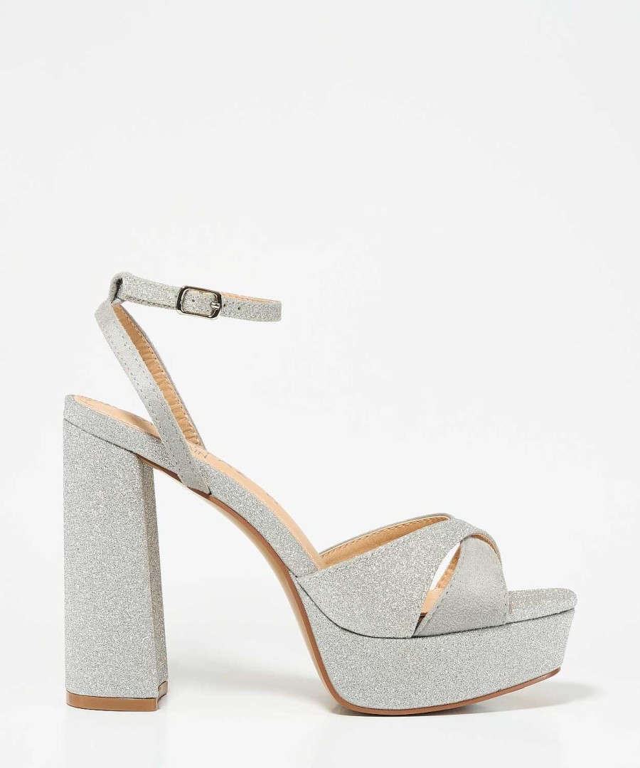 Marypaz Glitter Platform Sandal