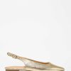 Marypaz Golden Slingback Flat Shoe