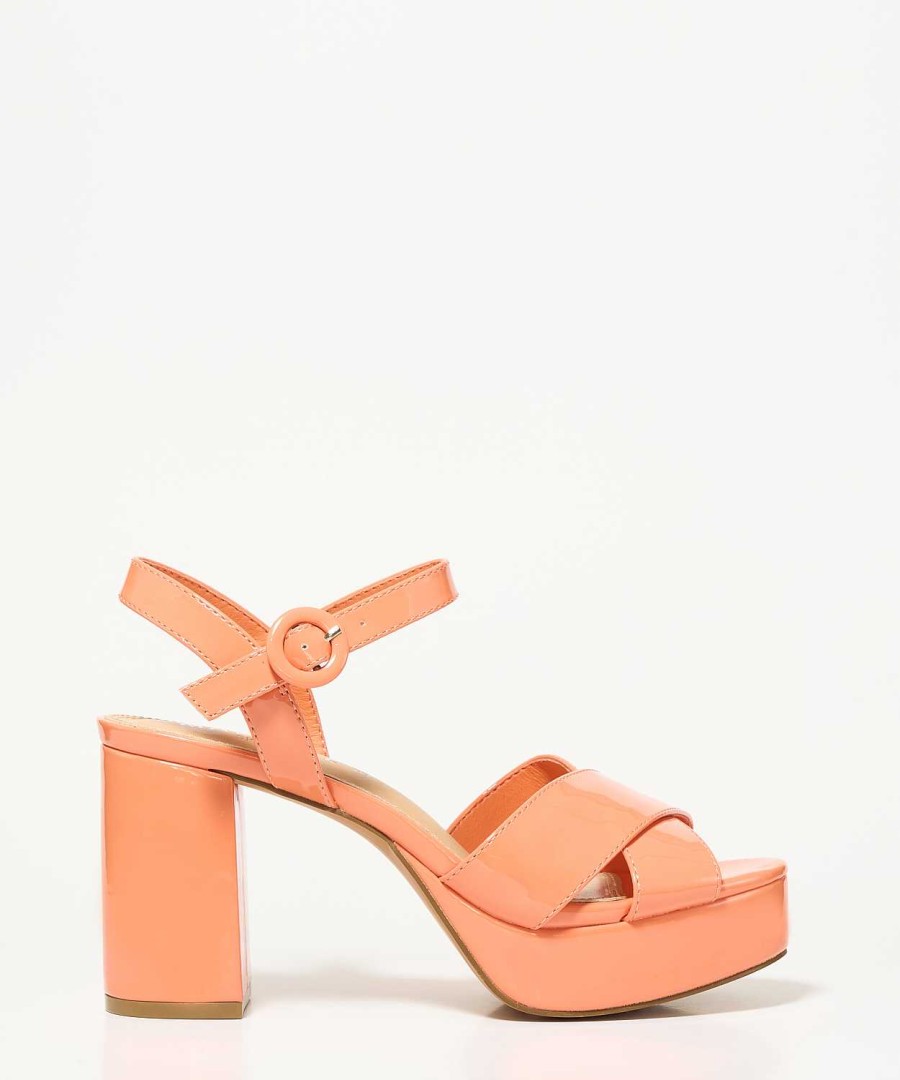 Marypaz Patent Platform Sandal