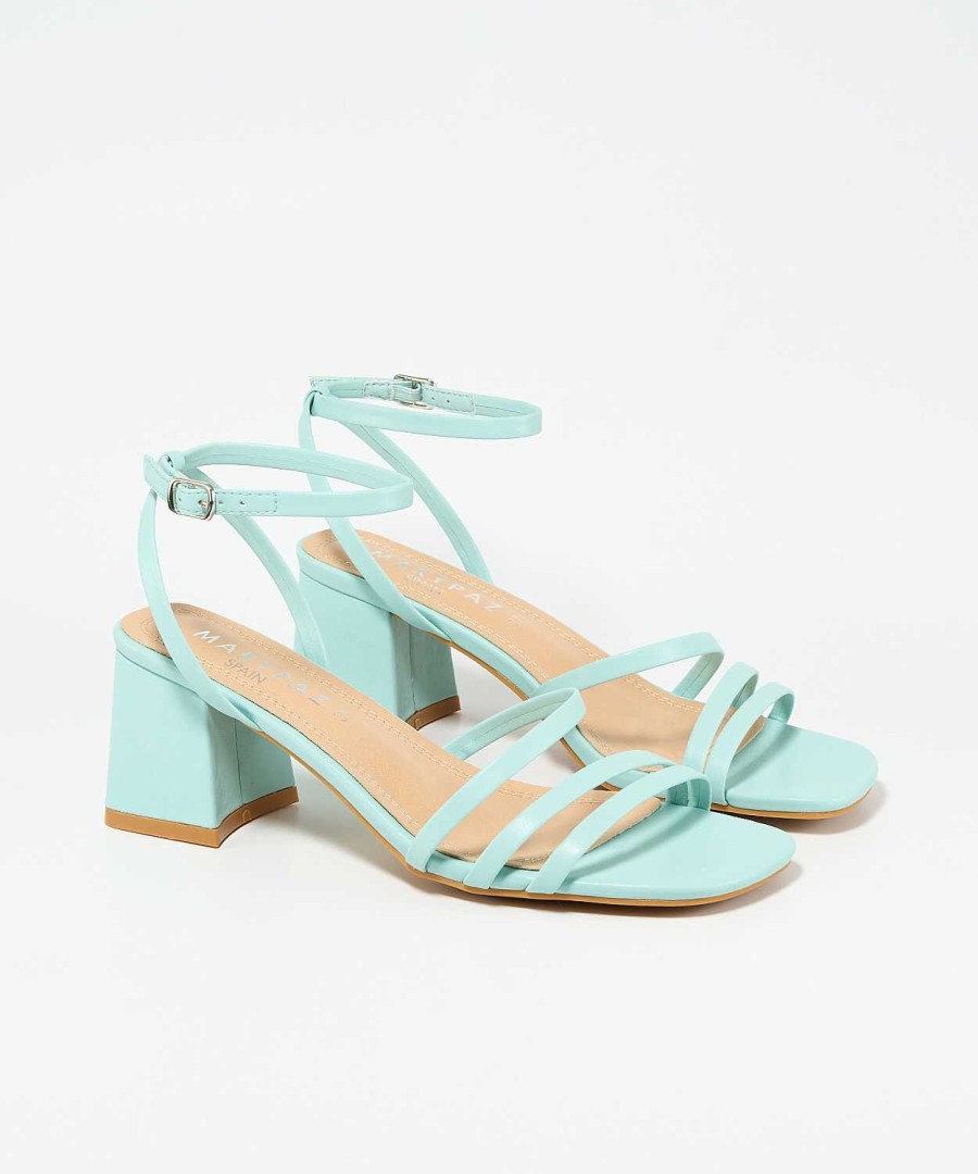 Marypaz Heeled Sandals With Straps And Bracelet