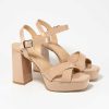 Marypaz Cross Strap Platform Sandal