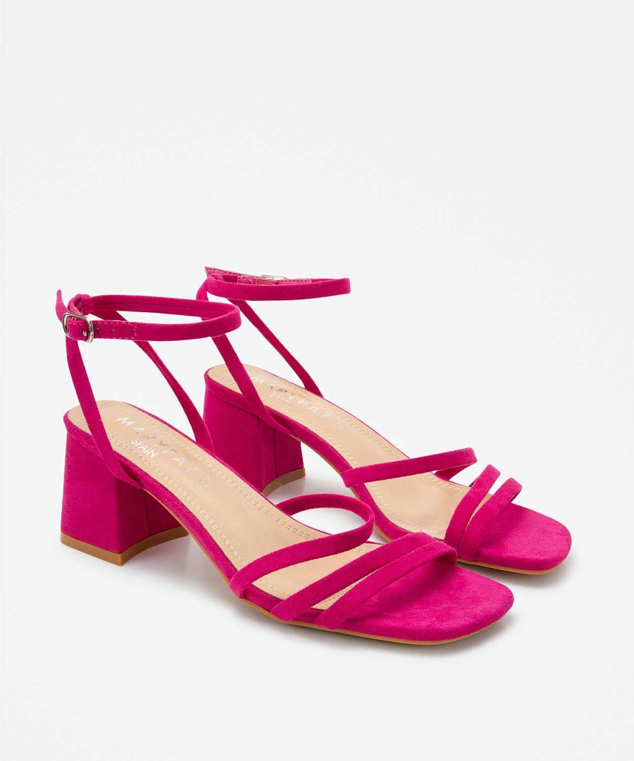 Marypaz Heeled Sandals With Straps And Bracelet