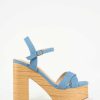 Marypaz Denim Platform Sandal