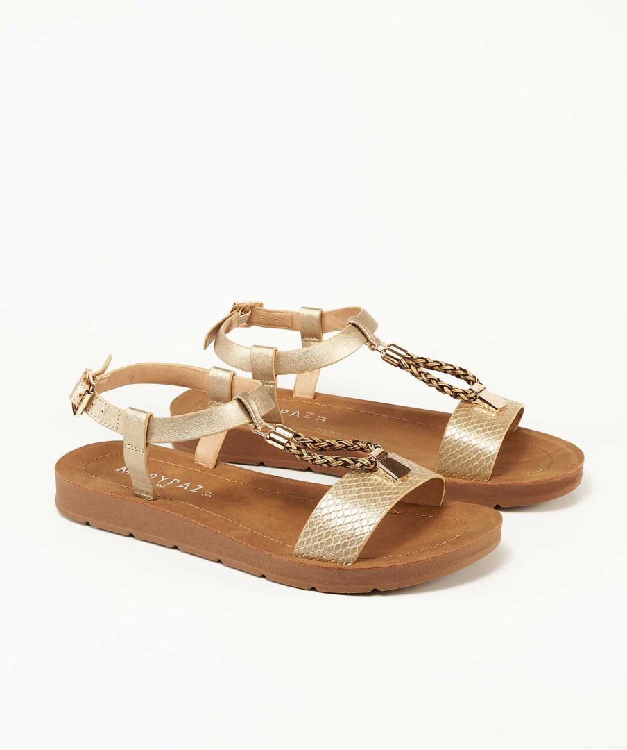 Marypaz Metal Piece Sandal