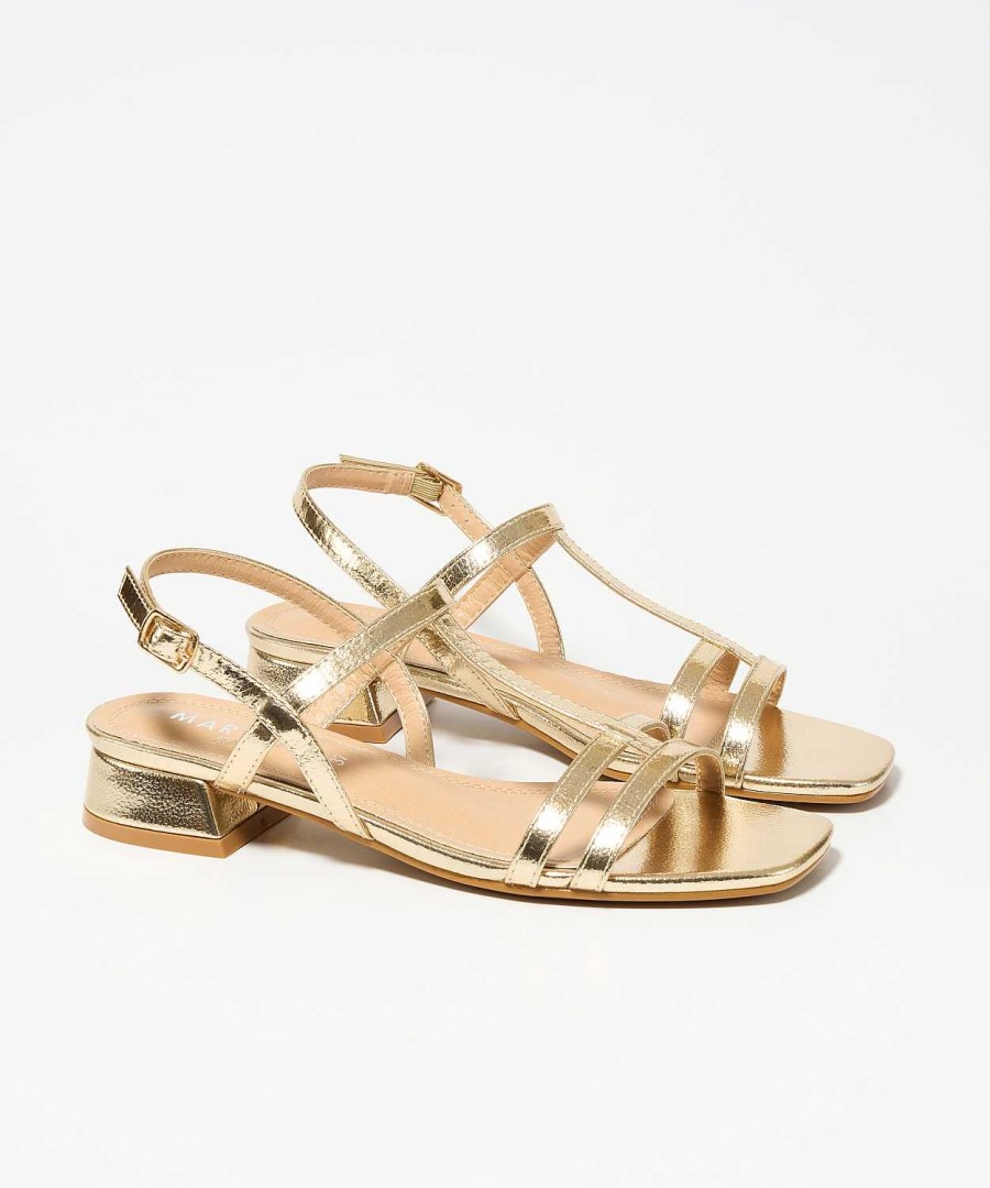 Marypaz Low Heel Strappy Sandal