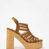 Marypaz Multiple Strips Platform Sandal