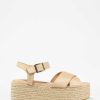 Marypaz Platform Espadrille With Crossed Straps