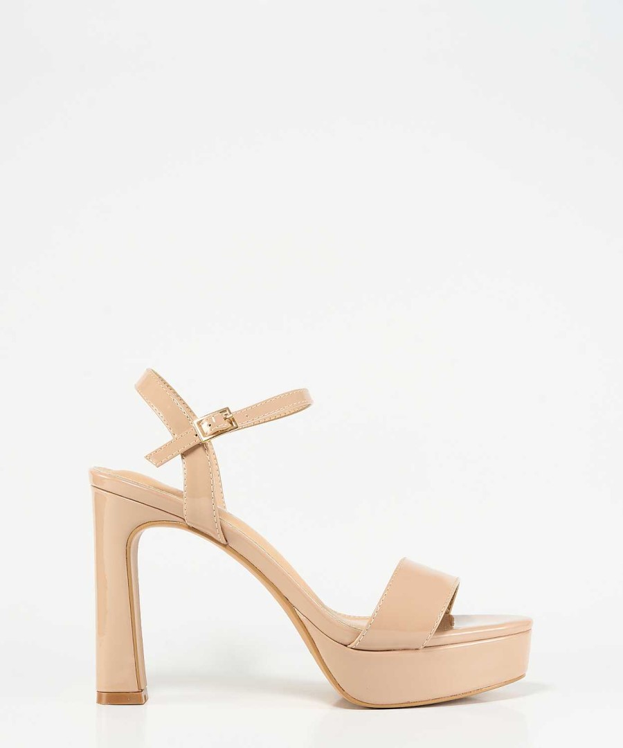 Marypaz Patent Platform Sandal