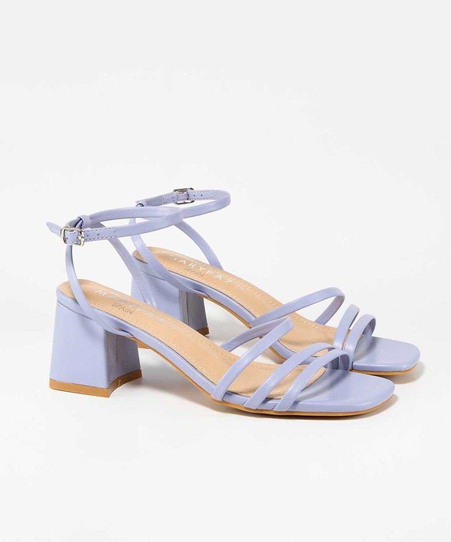 Marypaz Heeled Sandals With Straps And Bracelet