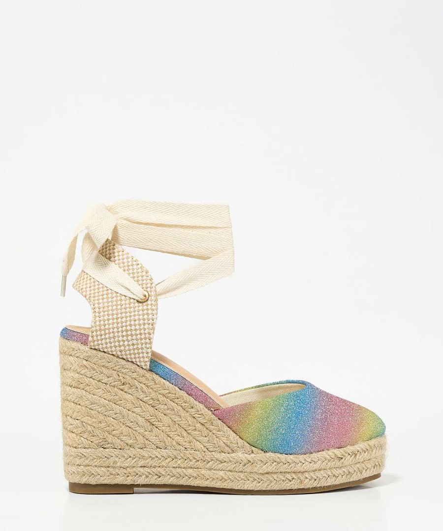 Marypaz Multicolor Tied Espadrille