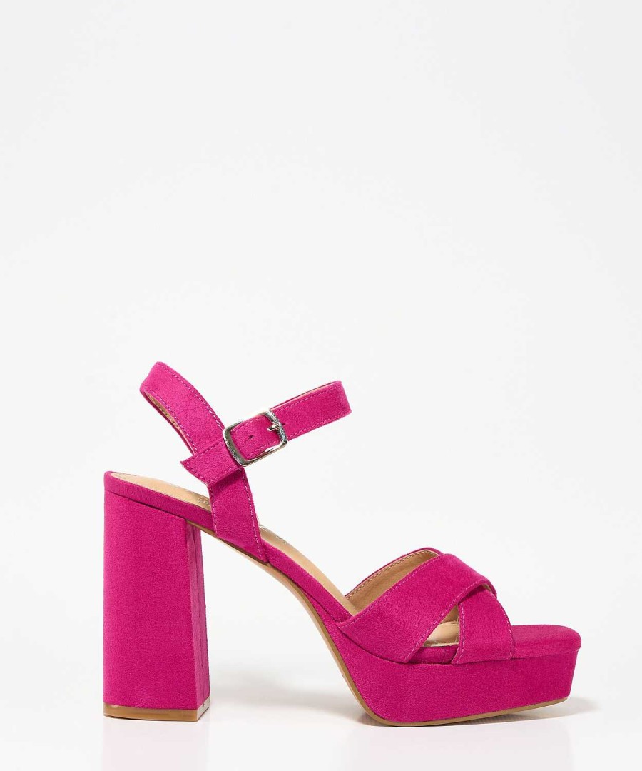 Marypaz Cross Strap Platform Sandal