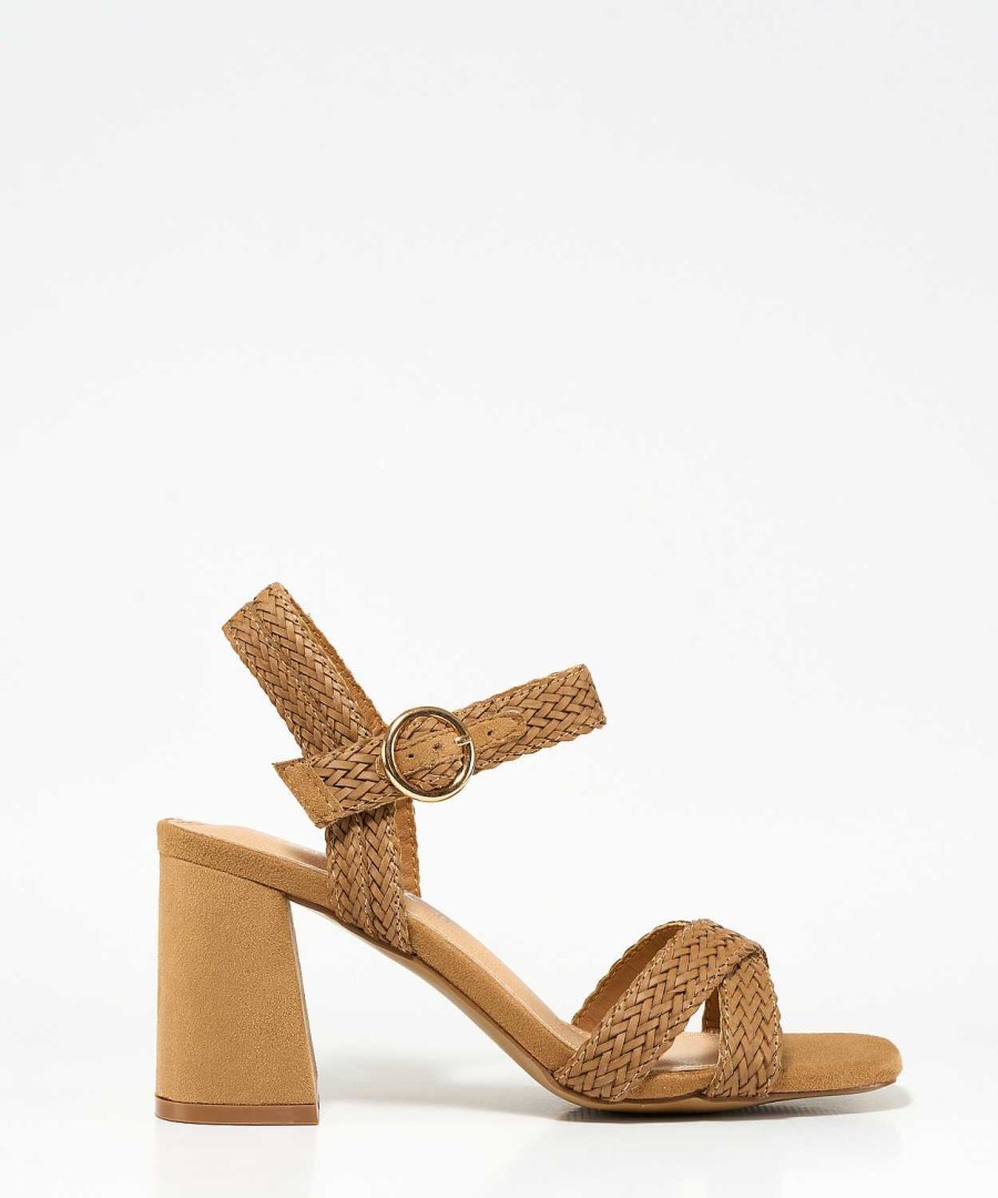 Marypaz Braided Heel Sandal