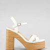 Marypaz White Platform Sandal