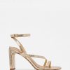 Marypaz Golden Metallic Heeled Sandal