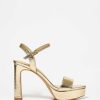 Marypaz Golden Platform Sandal