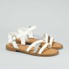 Marypaz Flat Sandal With Shiny Strips