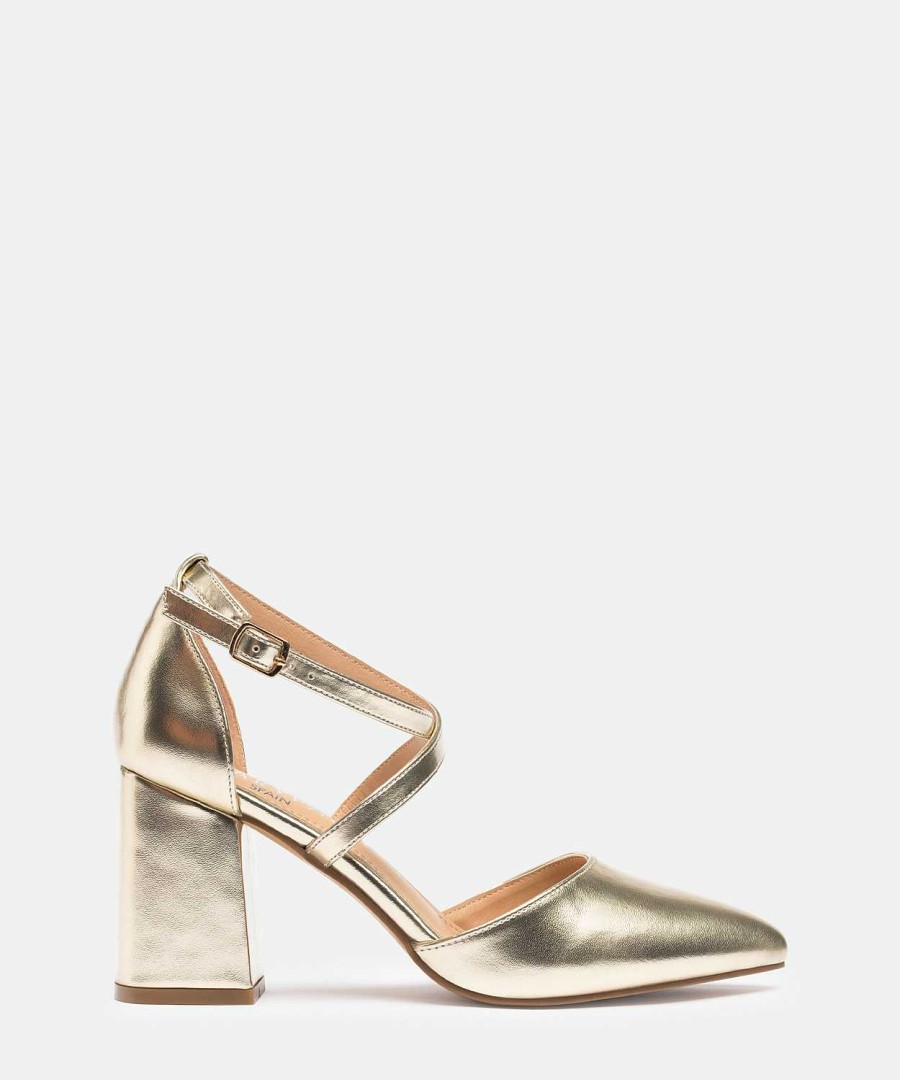 Marypaz Heeled Shoe With Crossed Straps