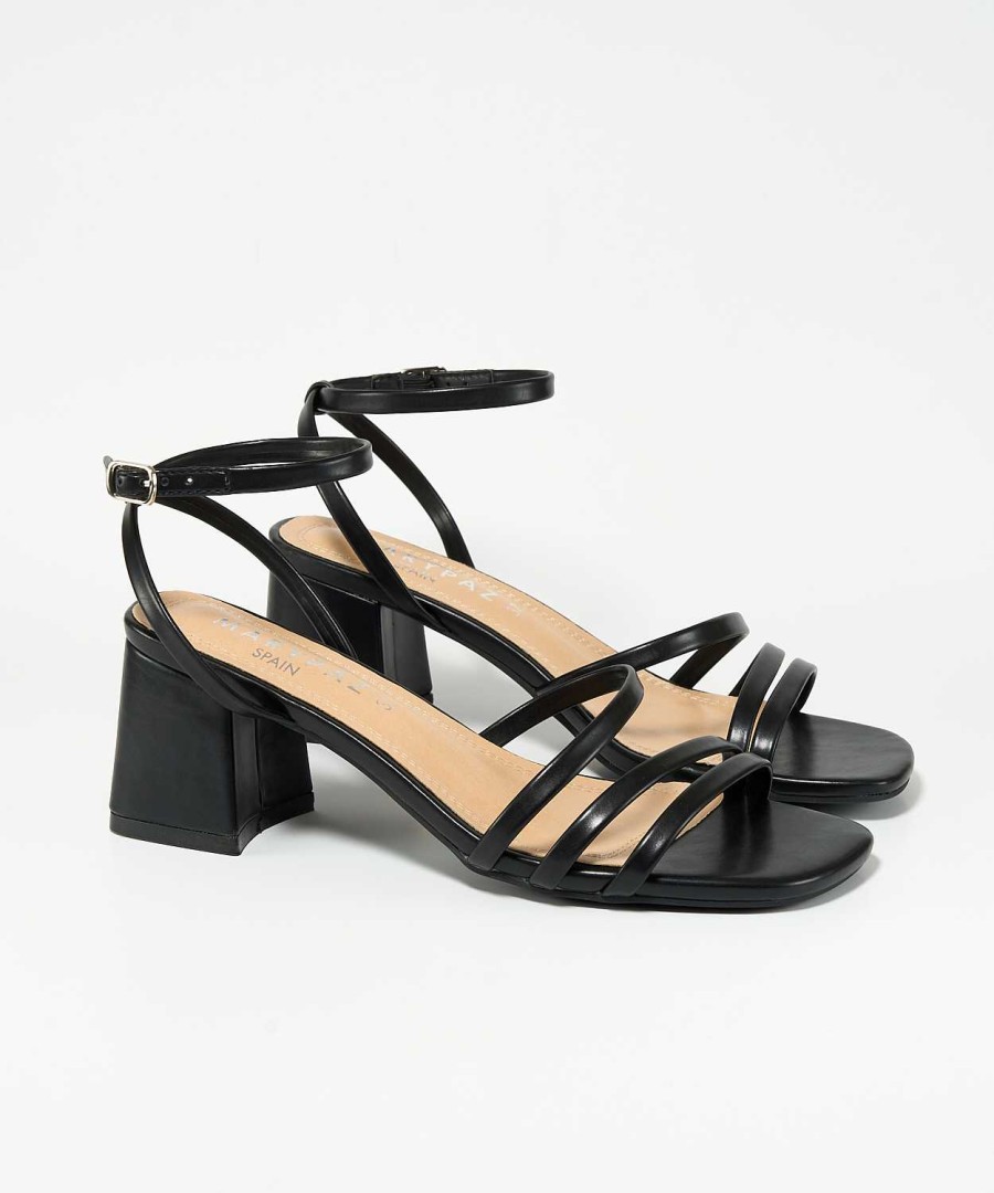 Marypaz Heeled Sandals With Straps And Bracelet