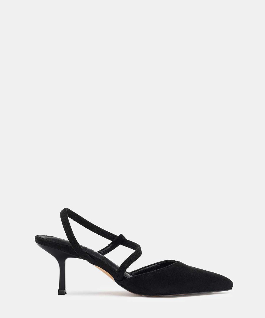 Marypaz Slingback Shoe With Asymmetrical Straps