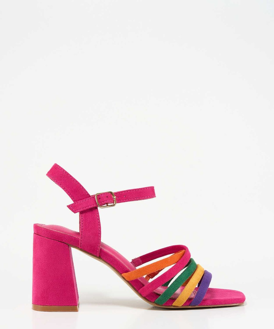 Marypaz Muticolor Heel Sandal