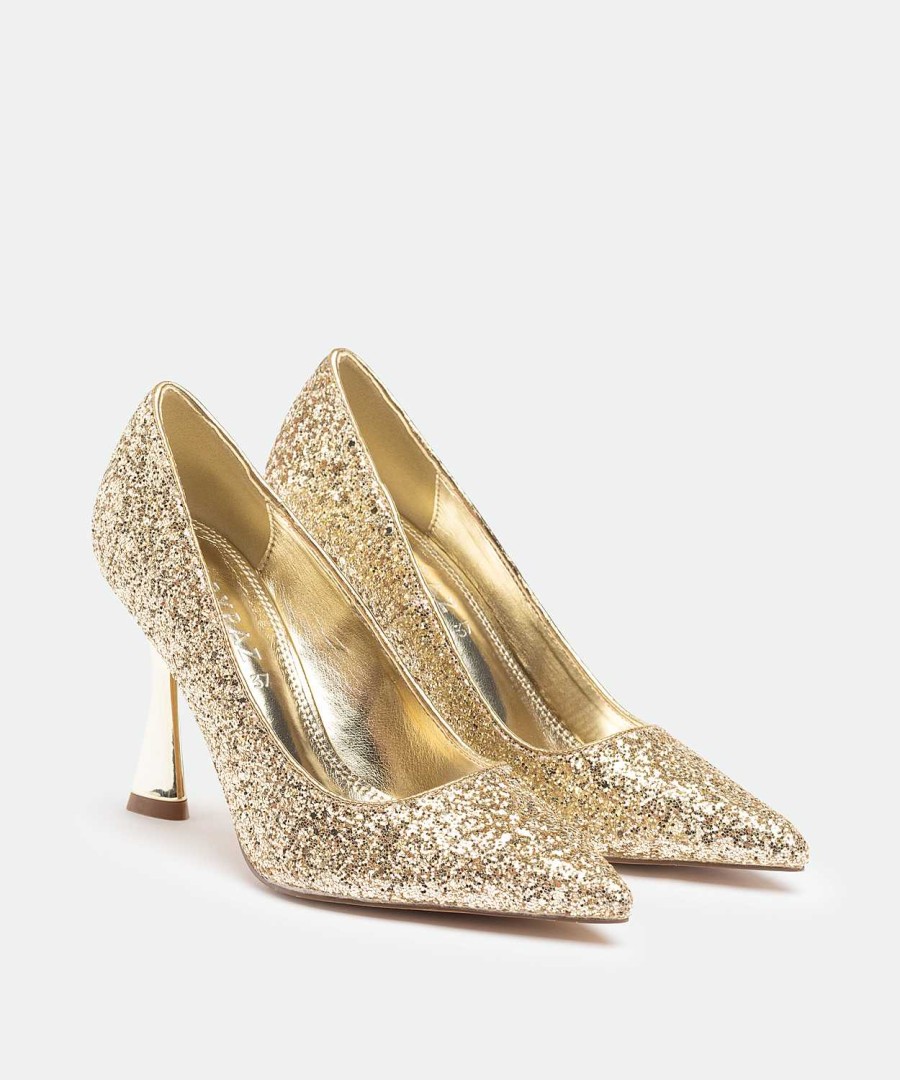 Marypaz Golden Heel Shoe