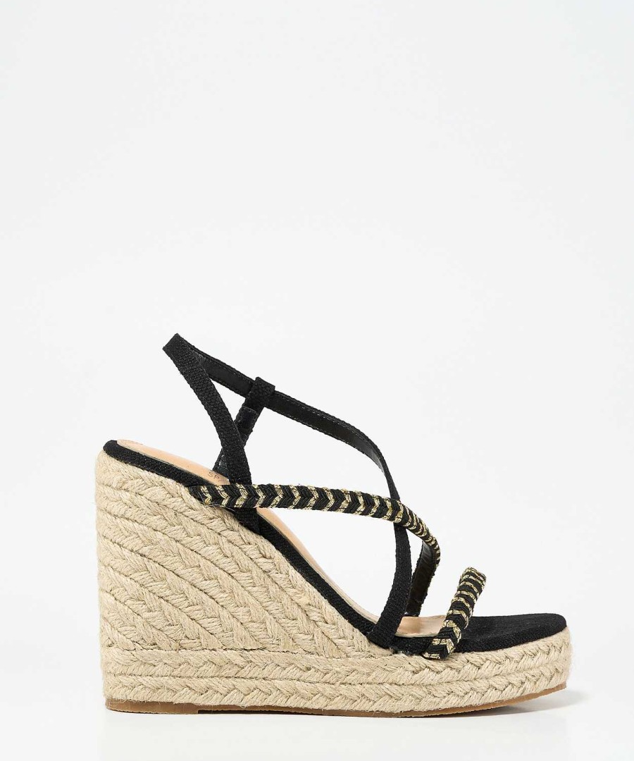 Marypaz Two-Tone Braided Espadrille