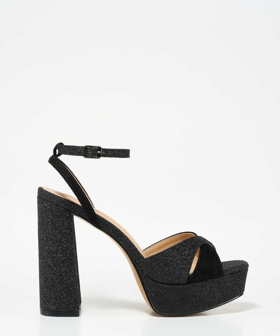 Marypaz Glitter Platform Sandal