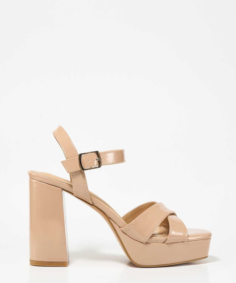 Marypaz Cross Strap Platform Sandal