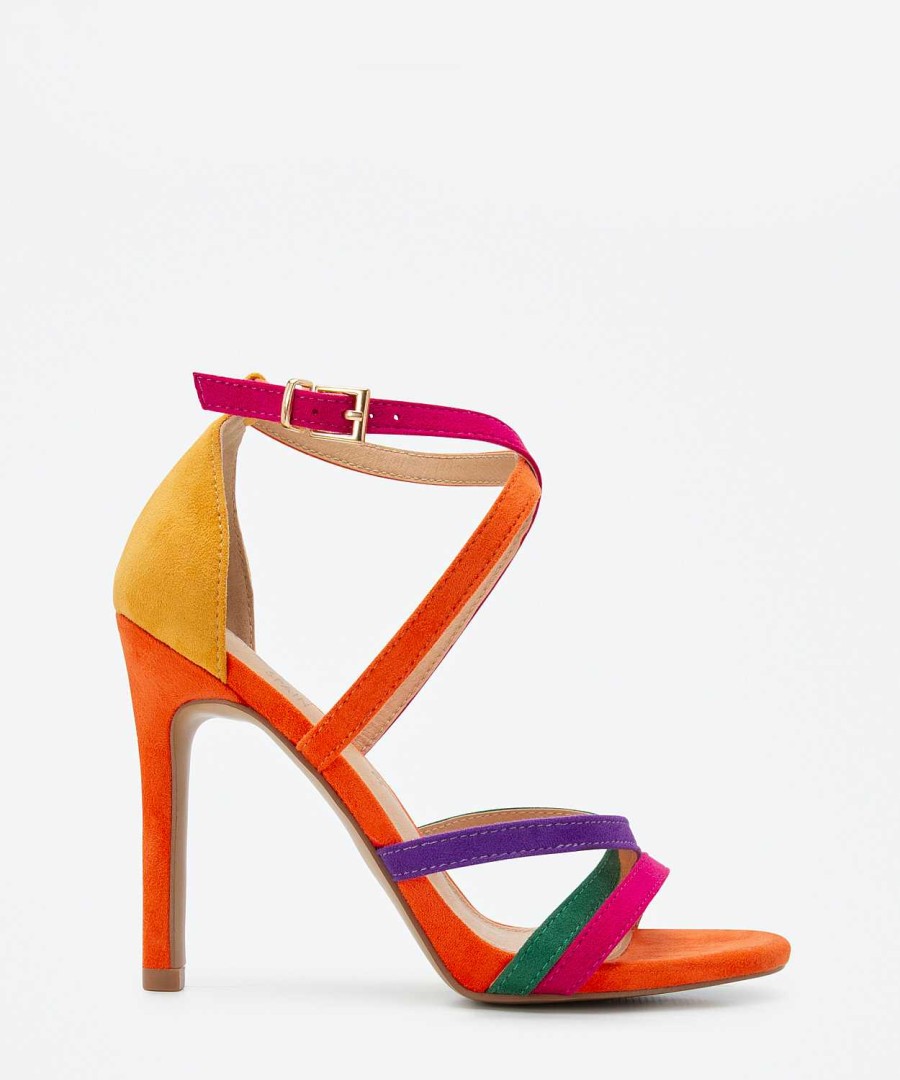 Marypaz Multicolor Thin Heel Sandal