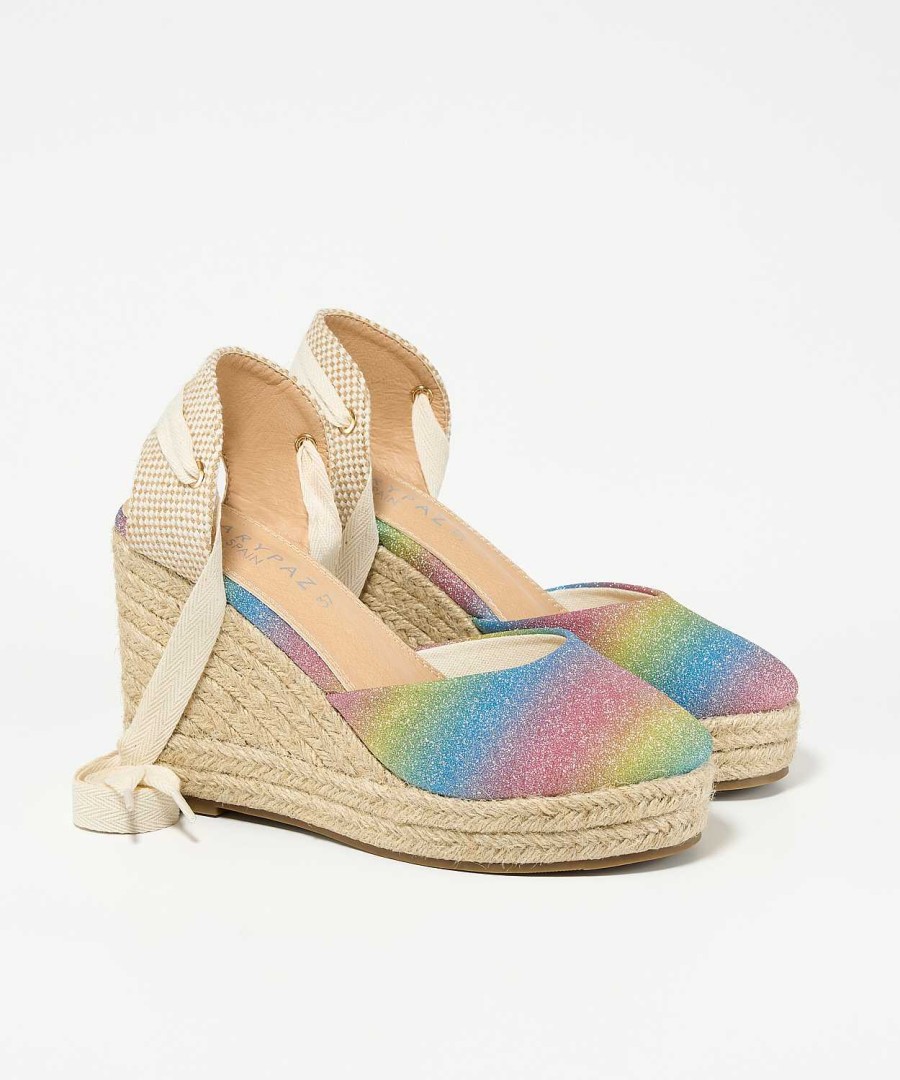 Marypaz Multicolor Tied Espadrille